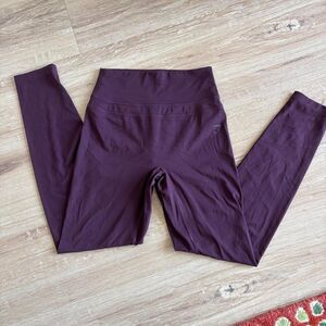 Gymshark Women's Purple and Burgundy Leggings
